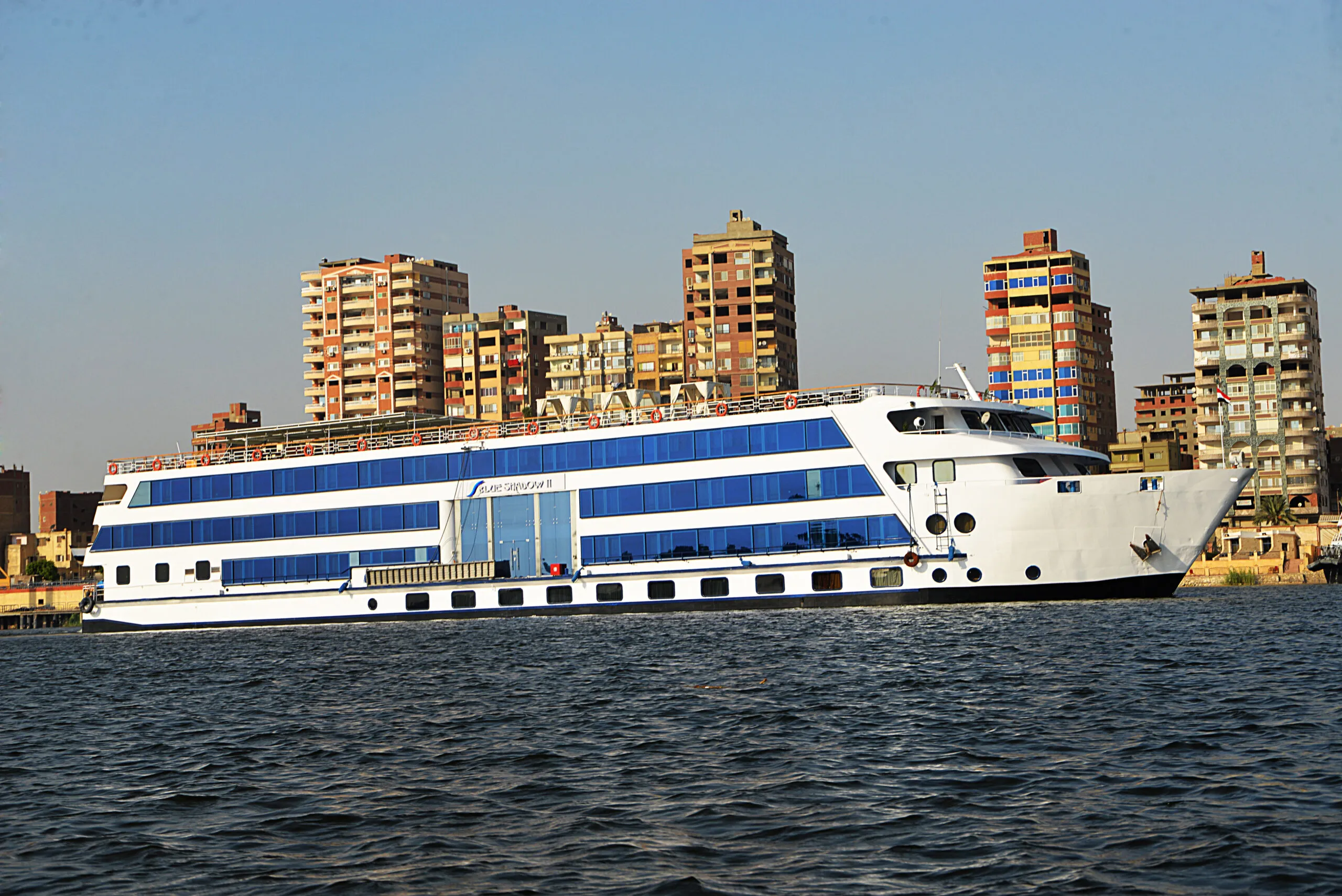 Exterior view of the Blue Shadow II Nile Cruise Nile cruise ship